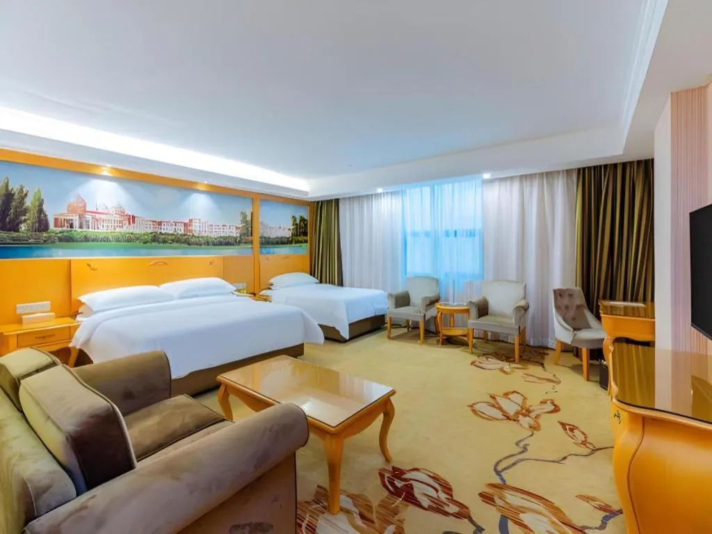 Bed in Vienna Hotel Guangdong Boluo Fu Mountain Scenic Spot
