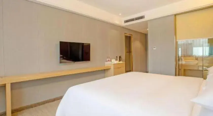 Bed in Vienna Hotel Zhuhai Huafashangdu Nanping Science Industrial Park Bed in Vienna Hotel Zhuhai Huafashangdu Nanping Science Industrial Park