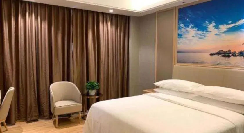 Bed in Vienna Hotel Zhuhai Huafashangdu Nanping Science Industrial Park Bed in Vienna Hotel Zhuhai Huafashangdu Nanping Science Industrial Park