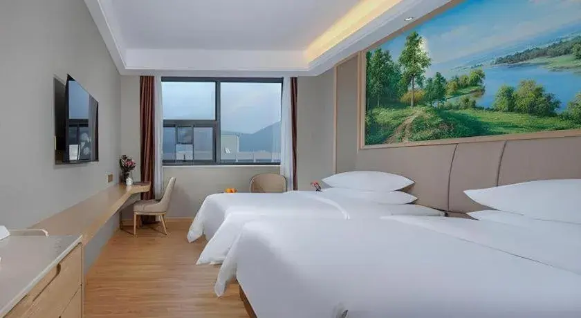 Bed in Vienna Hotel Zhuhai Huafashangdu Nanping Science Industrial Park Bed in Vienna Hotel Zhuhai Huafashangdu Nanping Science Industrial Park