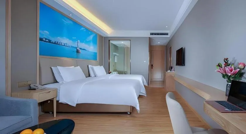 Bed in Vienna Hotel Zhuhai Huafashangdu Nanping Science Industrial Park
