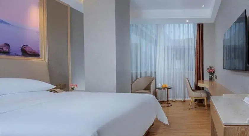 Bed in Vienna Hotel Zhuhai Huafashangdu Nanping Science Industrial Park Bed in Vienna Hotel Zhuhai Huafashangdu Nanping Science Industrial Park