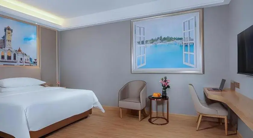 Bed in Vienna Hotel Zhuhai Huafashangdu Nanping Science Industrial Park Bed in Vienna Hotel Zhuhai Huafashangdu Nanping Science Industrial Park