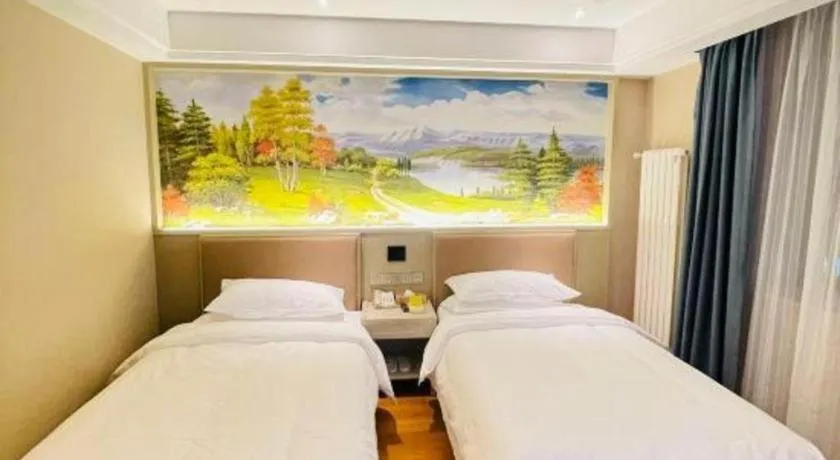 Bed in Vienna Hotel Beijing Changping Metro Station