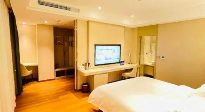 Bed in Vienna Hotel Beijing Changping Metro Station