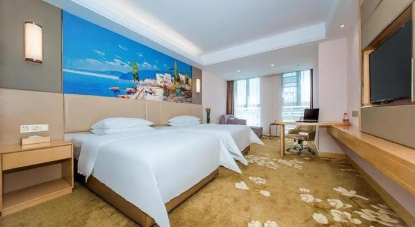 Bed in Vienna Hotel Wuhan Wenhua Avenue Jiangxia Keting Metro Station