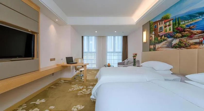 Bed in Vienna Hotel Wuhan Wenhua Avenue Jiangxia Keting Metro Station