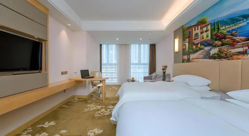 Bed in Vienna Hotel Wuhan Wenhua Avenue Jiangxia Keting Metro Station
