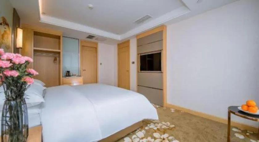 Bed in Vienna Hotel Wuhan Wenhua Avenue Jiangxia Keting Metro Station