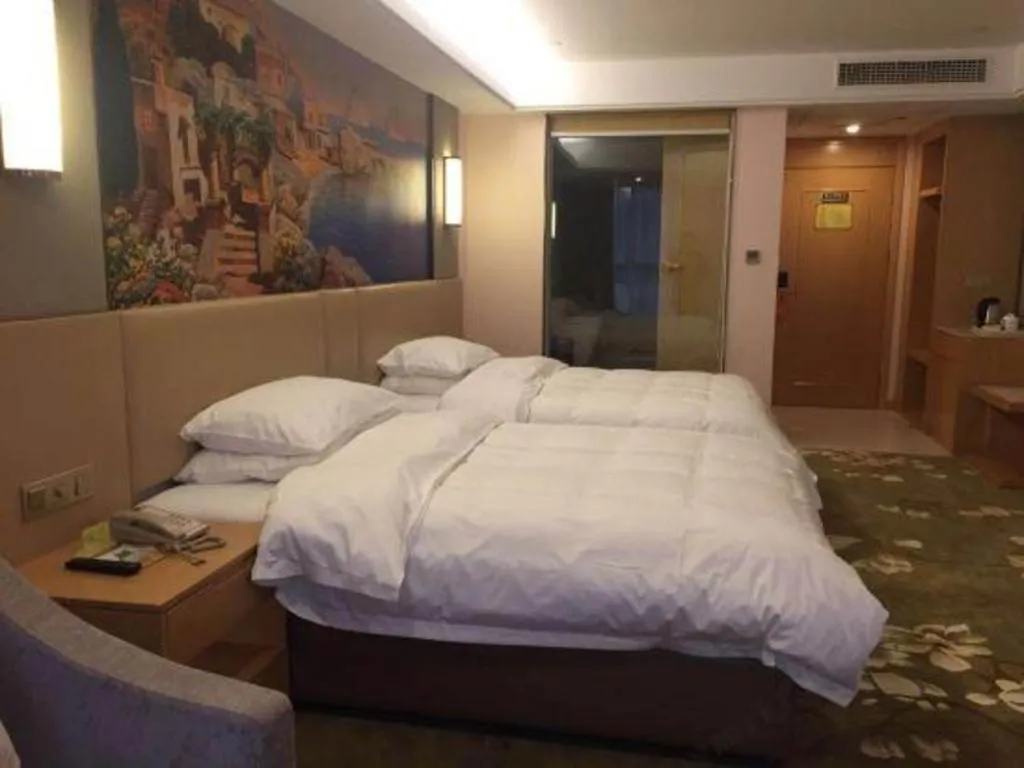 Bed in Vienna Hotel Wuhan Wenhua Avenue Jiangxia Keting Metro Station