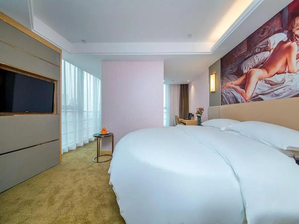 Bed in Vienna Hotel Wuhan Wenhua Avenue Jiangxia Keting Metro Station