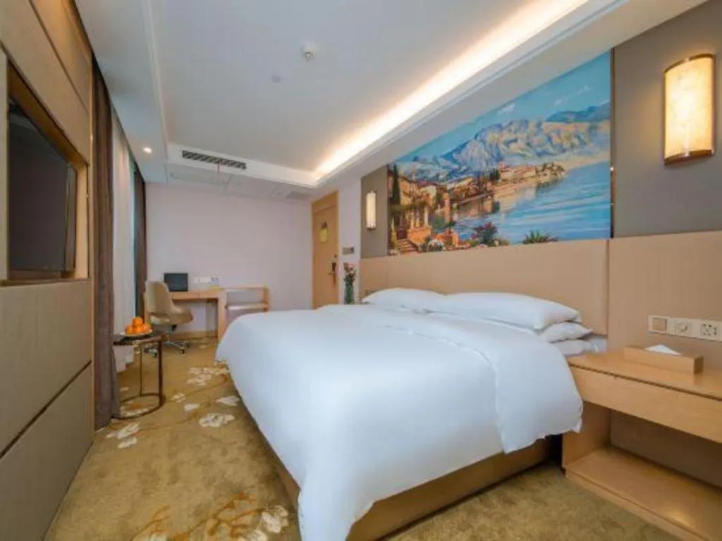 Bed in Vienna Hotel Wuhan Wenhua Avenue Jiangxia Keting Metro Station