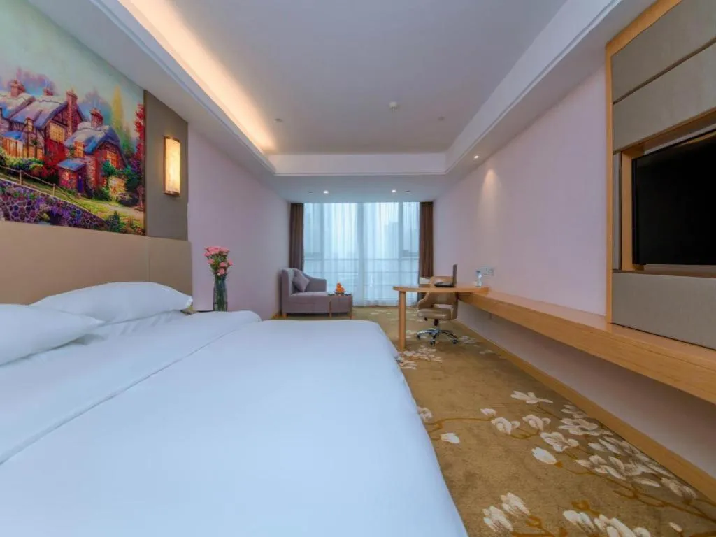 Bed in Vienna Hotel Wuhan Wenhua Avenue Jiangxia Keting Metro Station