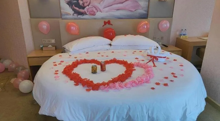 Bed in Vienna Hotel Wuhan Wenhua Avenue Jiangxia Keting Metro Station