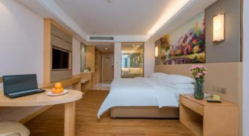 Bed in Vienna Hotel Wuhan Wenhua Avenue Jiangxia Keting Metro Station