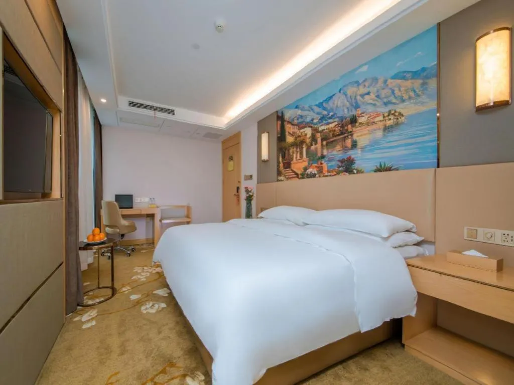 Bed in Vienna Hotel Wuhan Wenhua Avenue Jiangxia Keting Metro Station