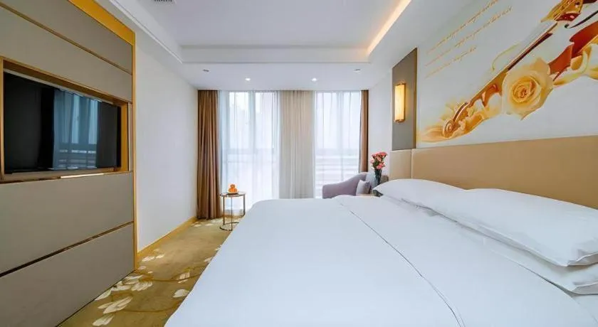 Bed in Vienna Hotel Wuhan Wenhua Avenue Jiangxia Keting Metro Station