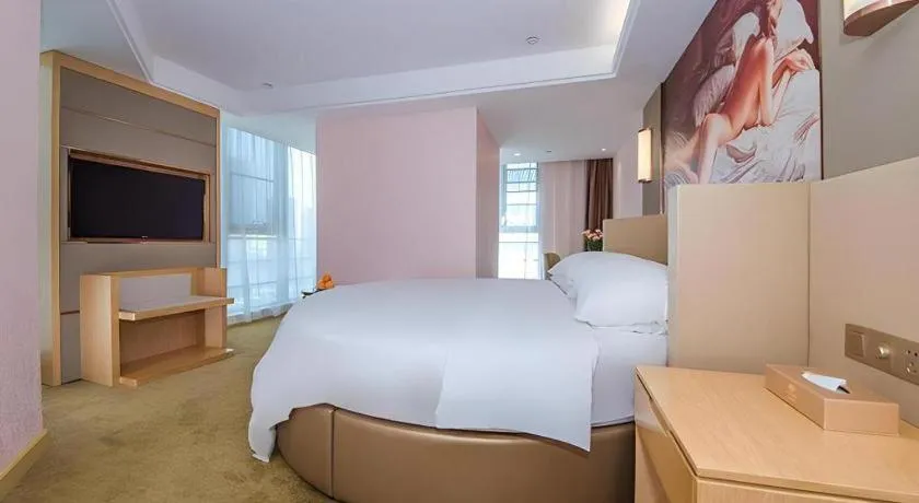 Bed in Vienna Hotel Wuhan Wenhua Avenue Jiangxia Keting Metro Station
