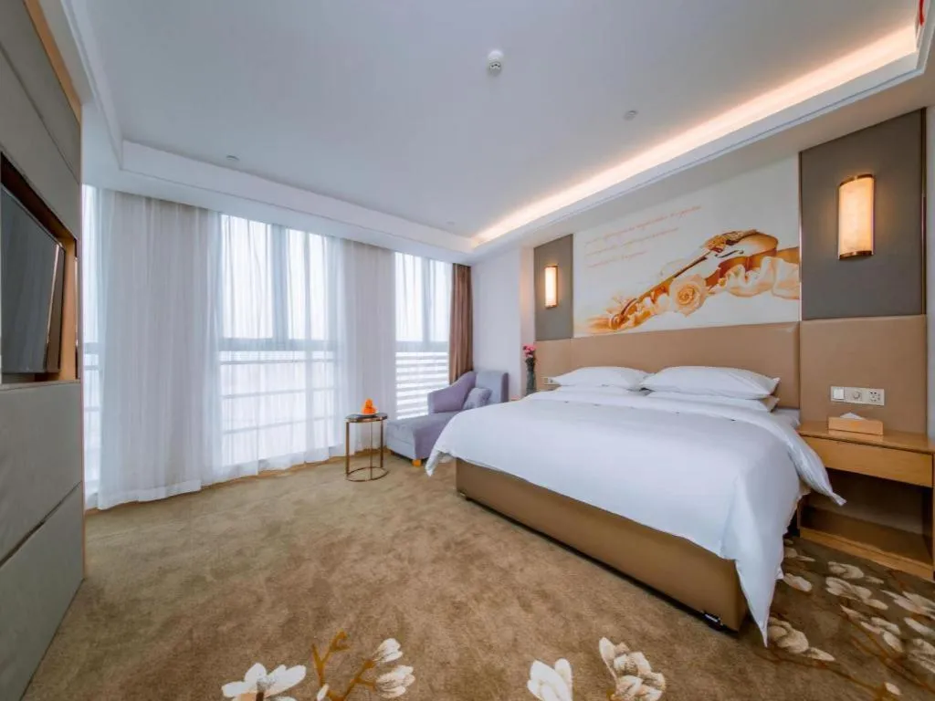 Bed in Vienna Hotel Wuhan Wenhua Avenue Jiangxia Keting Metro Station