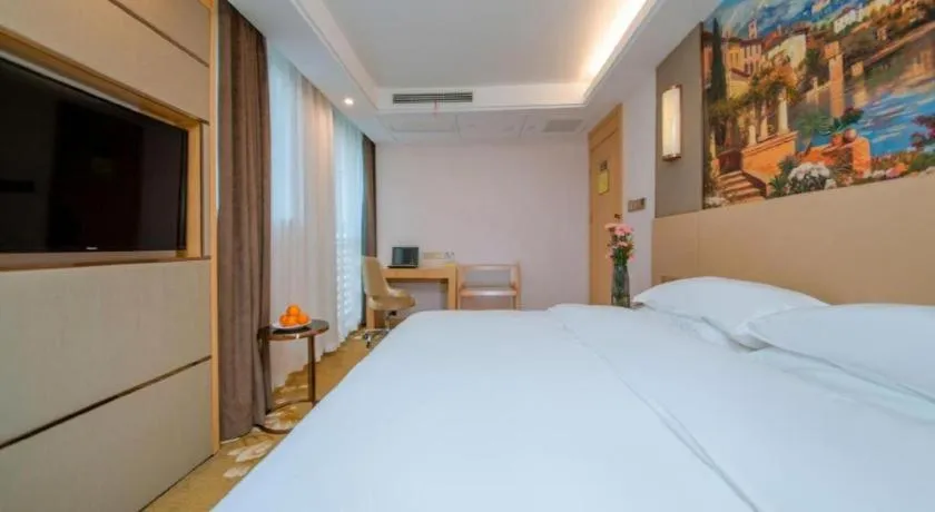 Bed in Vienna Hotel Wuhan Wenhua Avenue Jiangxia Keting Metro Station