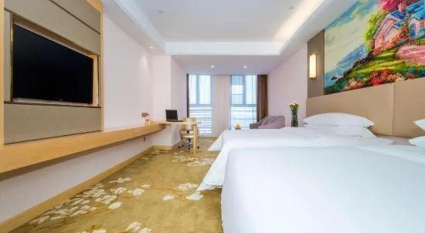 Bed in Vienna Hotel Wuhan Wenhua Avenue Jiangxia Keting Metro Station