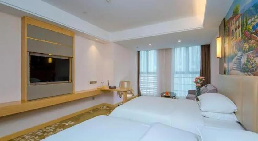 Bed in Vienna Hotel Wuhan Wenhua Avenue Jiangxia Keting Metro Station