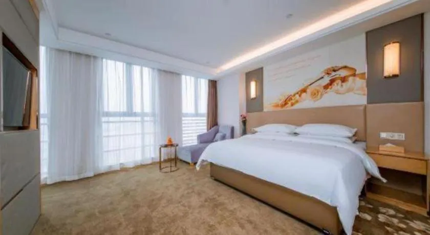 Bed in Vienna Hotel Wuhan Wenhua Avenue Jiangxia Keting Metro Station