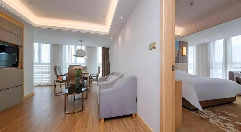 Bed in Vienna Hotel Wuhan Wenhua Avenue Jiangxia Keting Metro Station