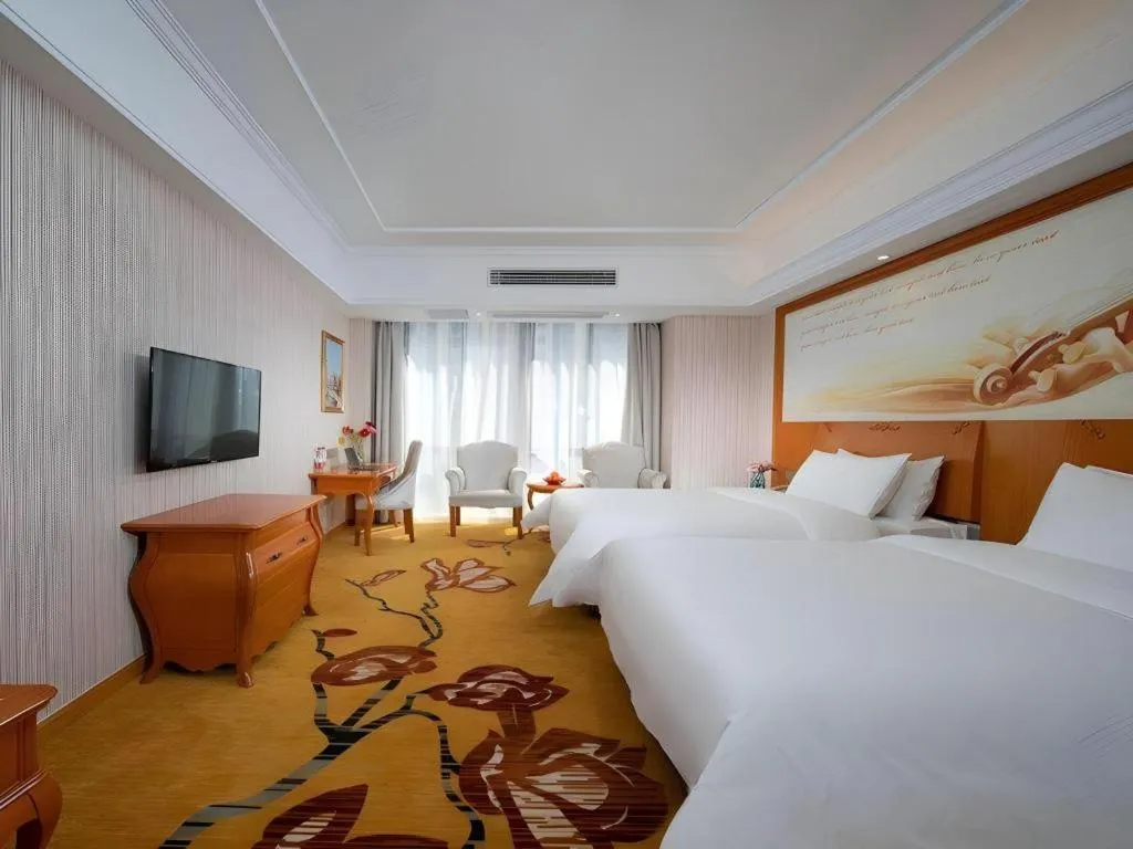 Bed in Vienna Hotel Anhui Bengbu Guzhen Railway Station