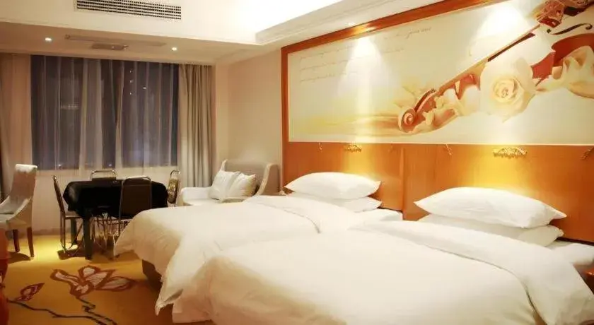 Bed in Vienna Hotel Anhui Bengbu Guzhen Railway Station Bed in Vienna Hotel Anhui Bengbu Guzhen Railway Station