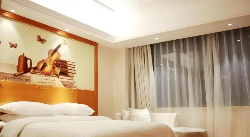 Bed in Vienna Hotel Anhui Bengbu Guzhen Railway Station Bed in Vienna Hotel Anhui Bengbu Guzhen Railway Station