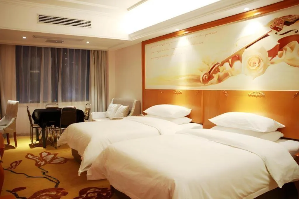 Bed in Vienna Hotel Anhui Bengbu Guzhen Railway Station