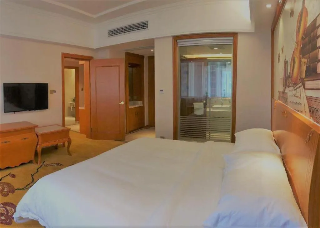 Bed in Vienna Hotel Anhui Bengbu Guzhen Railway Station