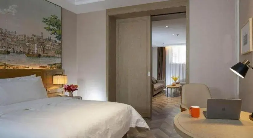 Bed in Vienna Hotel Beijing Changping Science and Technology Park Bed in Vienna Hotel Beijing Changping Science and Technology Park