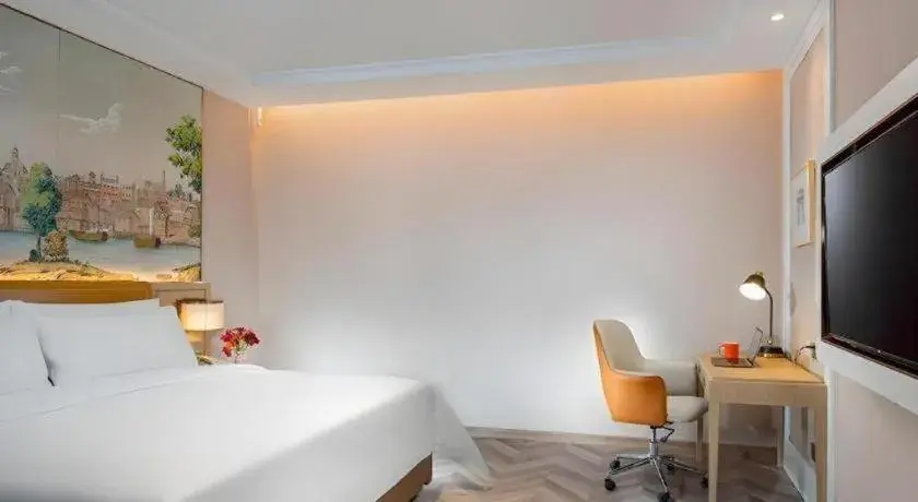 Bed in Vienna Hotel Beijing Changping Science and Technology Park Bed in Vienna Hotel Beijing Changping Science and Technology Park