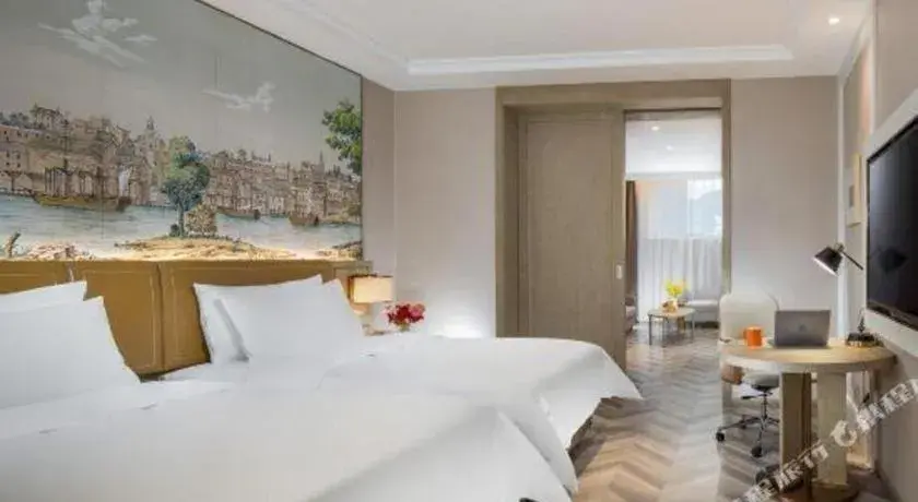 Bed in Vienna Hotel Beijing Changping Science and Technology Park Bed in Vienna Hotel Beijing Changping Science and Technology Park