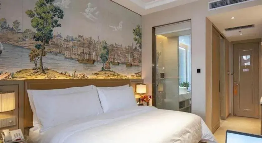 Bed in Vienna Hotel Beijing Changping Science and Technology Park Bed in Vienna Hotel Beijing Changping Science and Technology Park