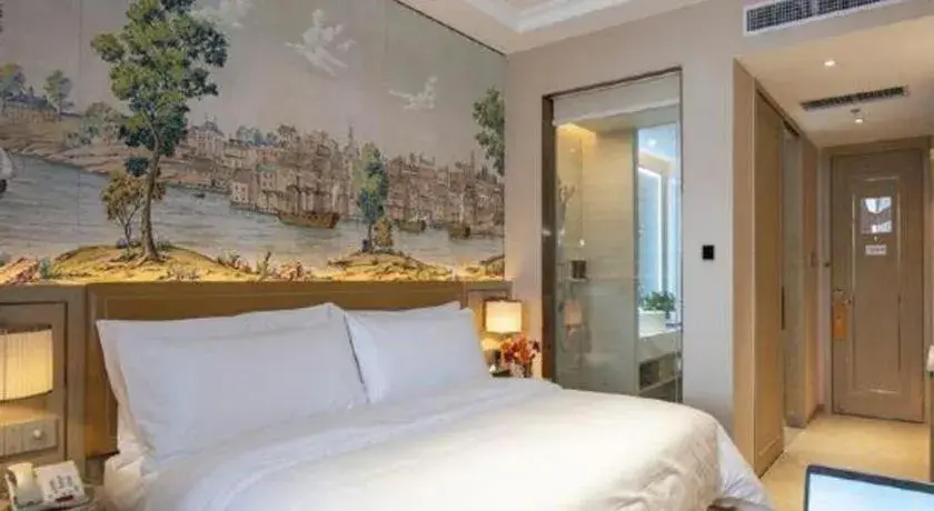 Bed in Vienna Hotel Beijing Changping Science and Technology Park Bed in Vienna Hotel Beijing Changping Science and Technology Park