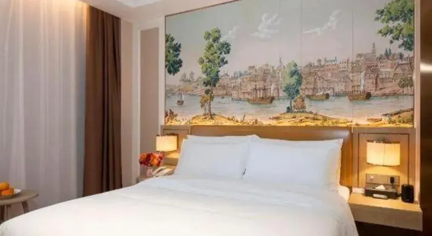 Bed in Vienna Hotel Beijing Changping Science and Technology Park Bed in Vienna Hotel Beijing Changping Science and Technology Park