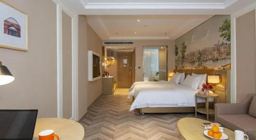 Bed in Vienna Hotel Beijing Changping Science and Technology Park Bed in Vienna Hotel Beijing Changping Science and Technology Park