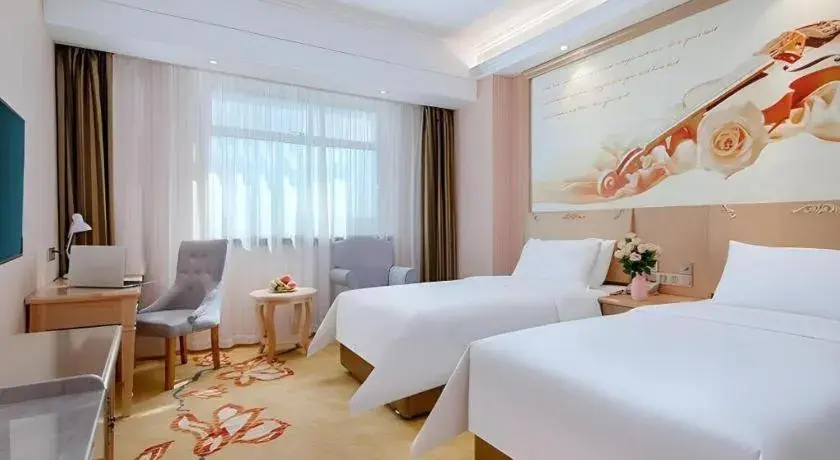 Bed in Vienna Hotel Shandong Zaozhuang Qingtan Road Bed in Vienna Hotel Shandong Zaozhuang Qingtan Road