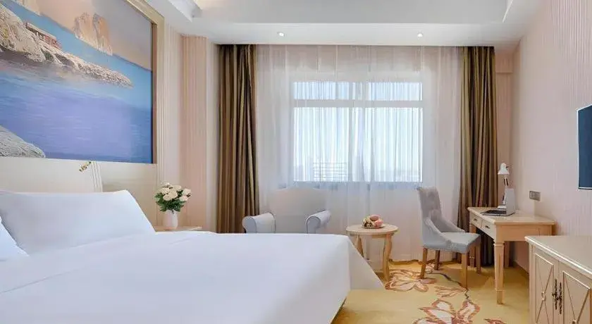 Bed in Vienna Hotel Shandong Zaozhuang Qingtan Road Bed in Vienna Hotel Shandong Zaozhuang Qingtan Road