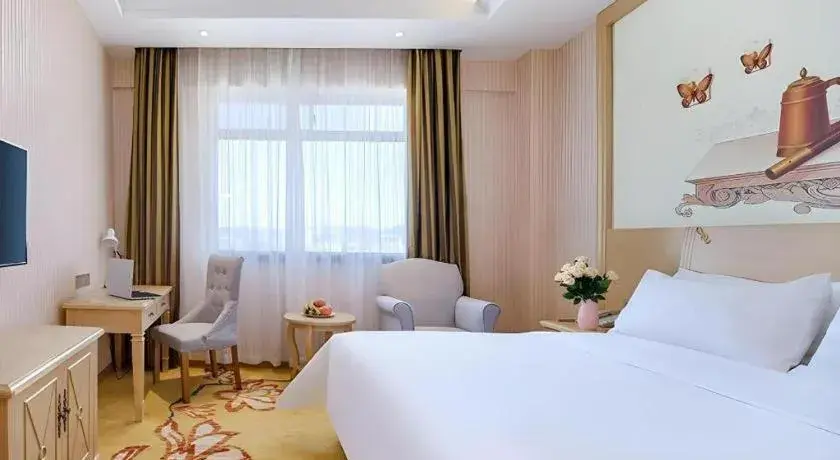 Bed in Vienna Hotel Shandong Zaozhuang Qingtan Road Bed in Vienna Hotel Shandong Zaozhuang Qingtan Road