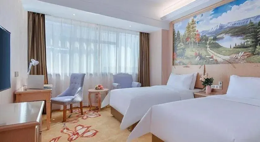 Bed in Vienna Hotel Shandong Zaozhuang Qingtan Road Bed in Vienna Hotel Shandong Zaozhuang Qingtan Road