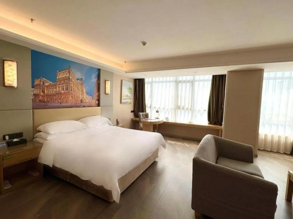 Bed in Vienna Hotel Shandong Qingzhou Ancient City