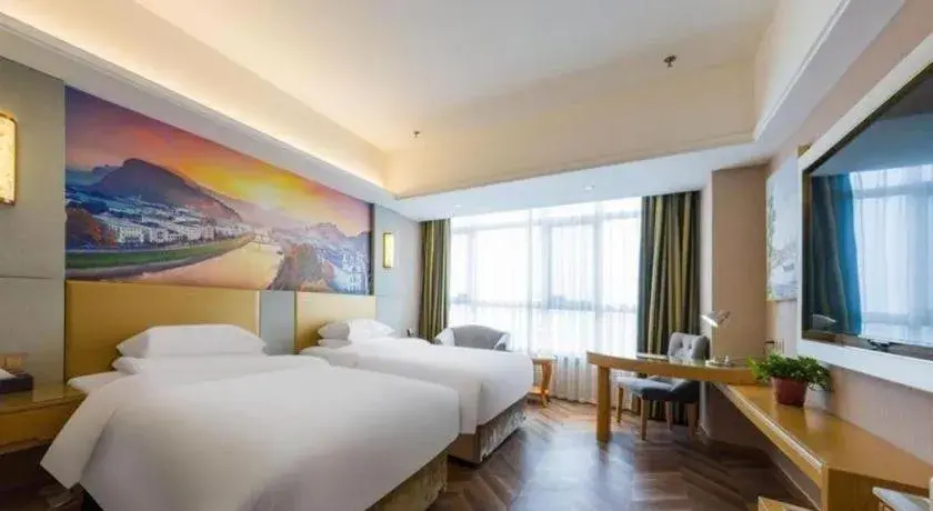 Bed in Vienna Hotel Shandong Qingzhou Ancient City Bed in Vienna Hotel Shandong Qingzhou Ancient City