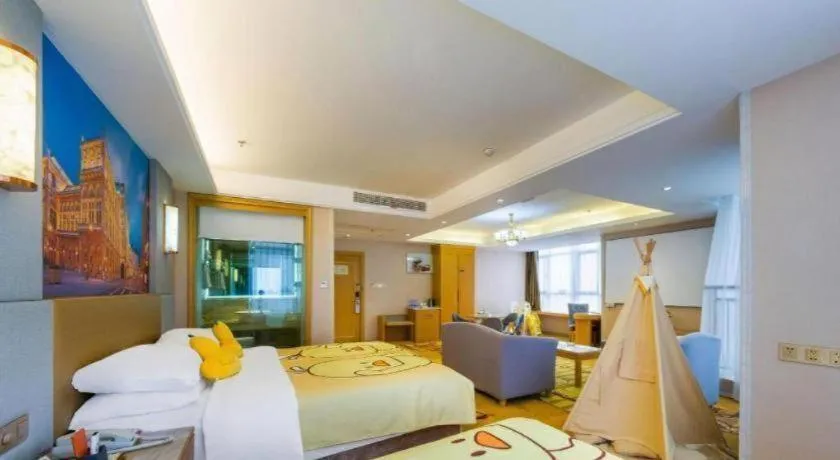 Bed in Vienna Hotel Shandong Qingzhou Ancient City