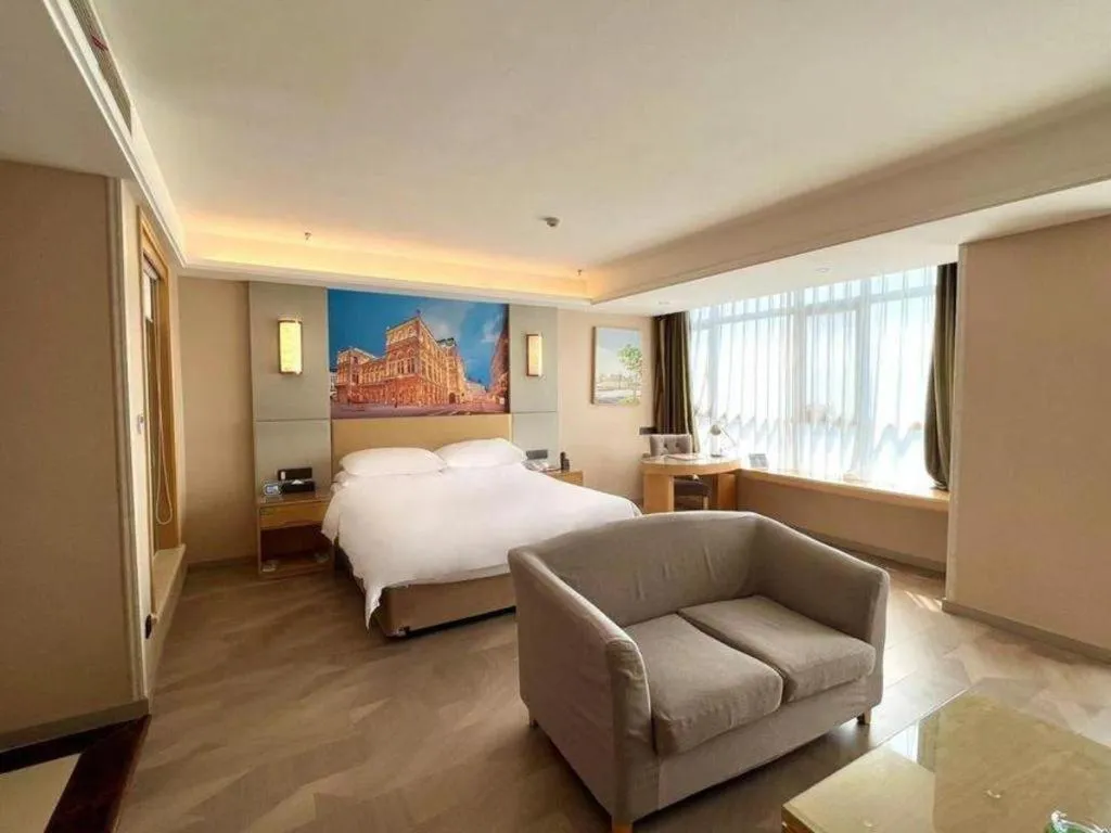Bed in Vienna Hotel Shandong Qingzhou Ancient City