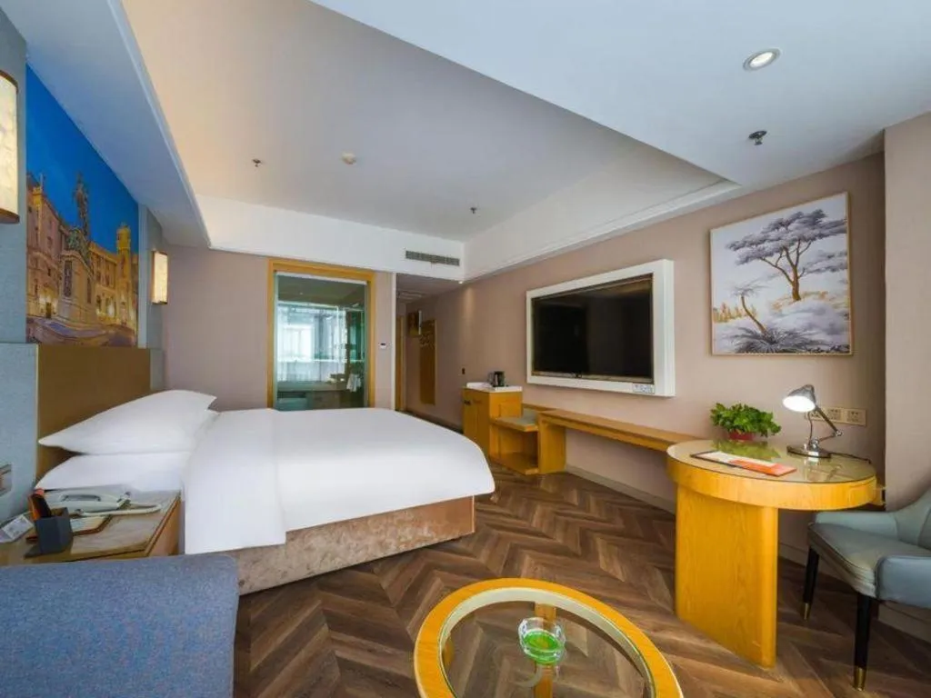 Bed in Vienna Hotel Shandong Qingzhou Ancient City