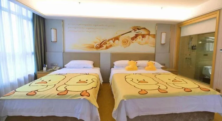 Bed in Vienna Hotel Shandong Qingzhou Ancient City